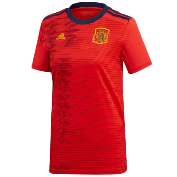 Maillot Football Espagne Domicile Femme 2019 Rouge